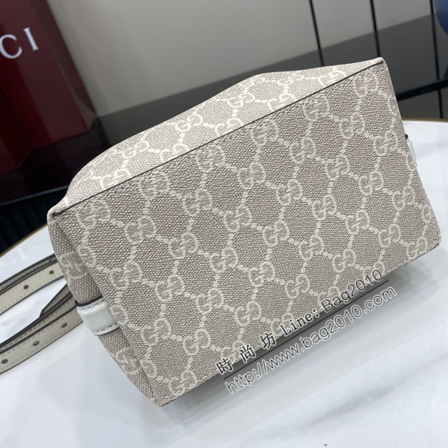 Gucci專櫃古馳最新款購物袋GG圖案條紋織大號肩背包 jh2635型號：815118